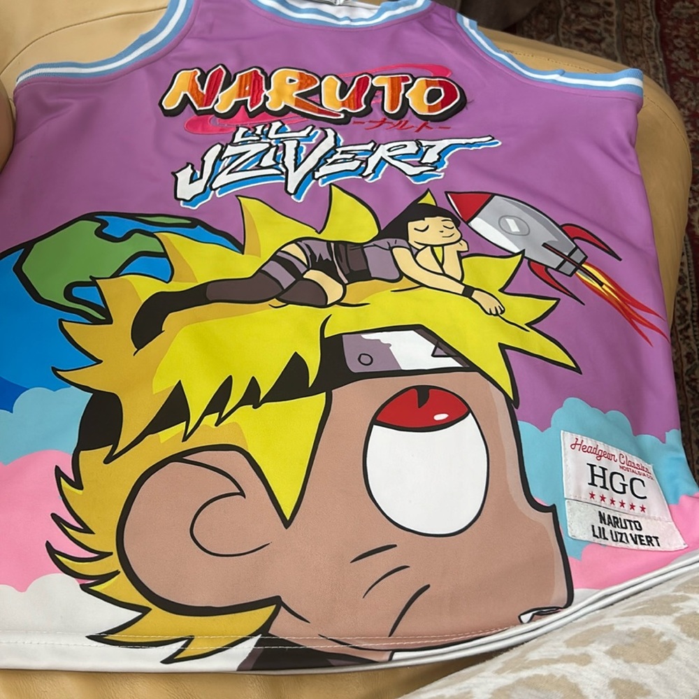 Headgear The Classics Naruto X Uzi Vert Basketball Jersmmmm